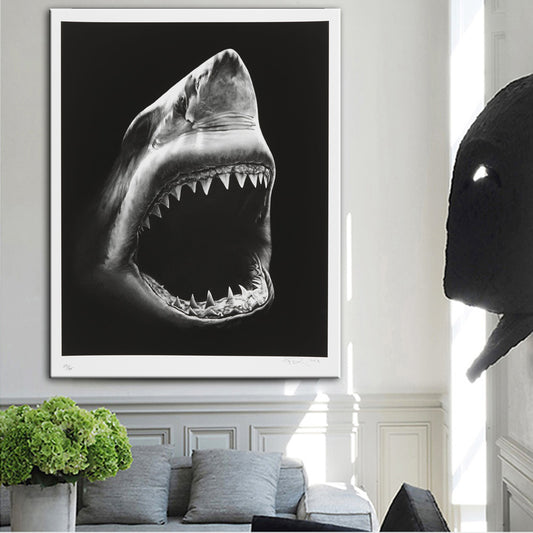 Modern Canvas Painting Shark Canvas Painting